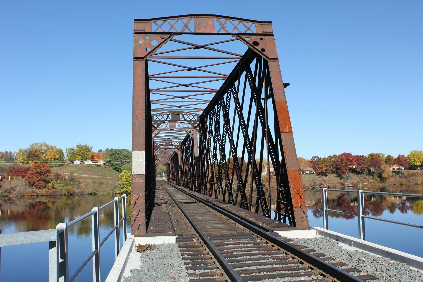 Looking north soon after 2014 reconstruction